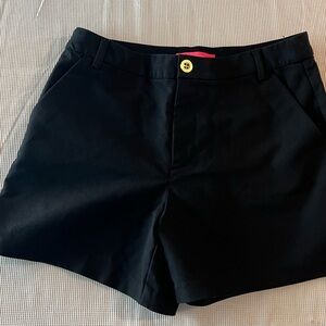 Lilly Pulitzer Black Callahan Shorts Size 8